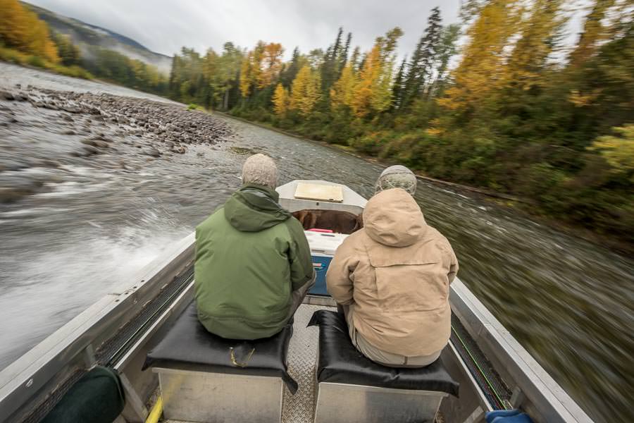 Jet boating into steelhead