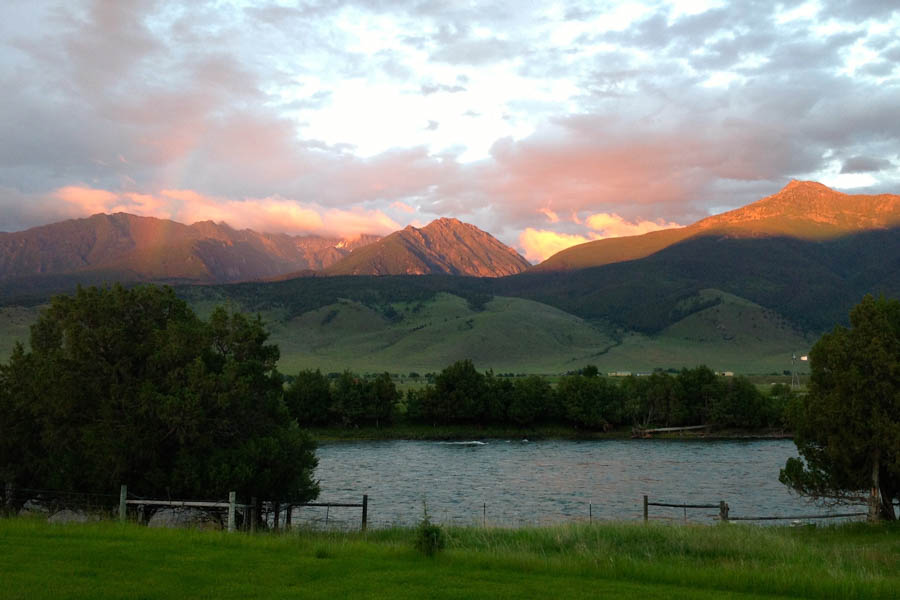 sunset at Angle'r haven