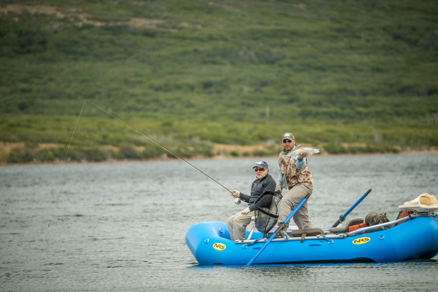 A nice rainbow to the net