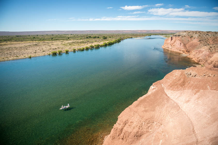 Limay river in Argentina