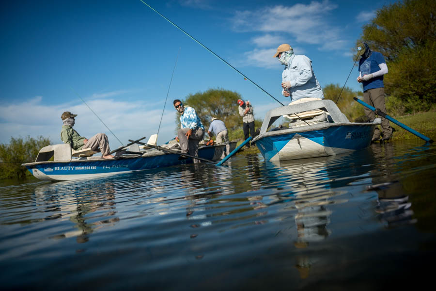 Float fishing Argentina