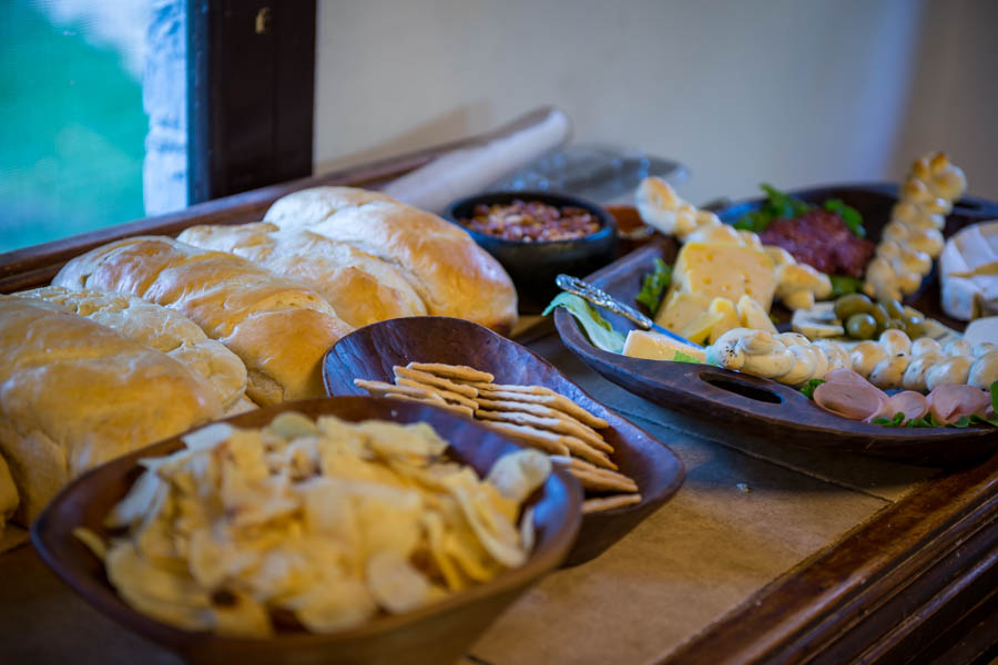 fresh bread at estancia