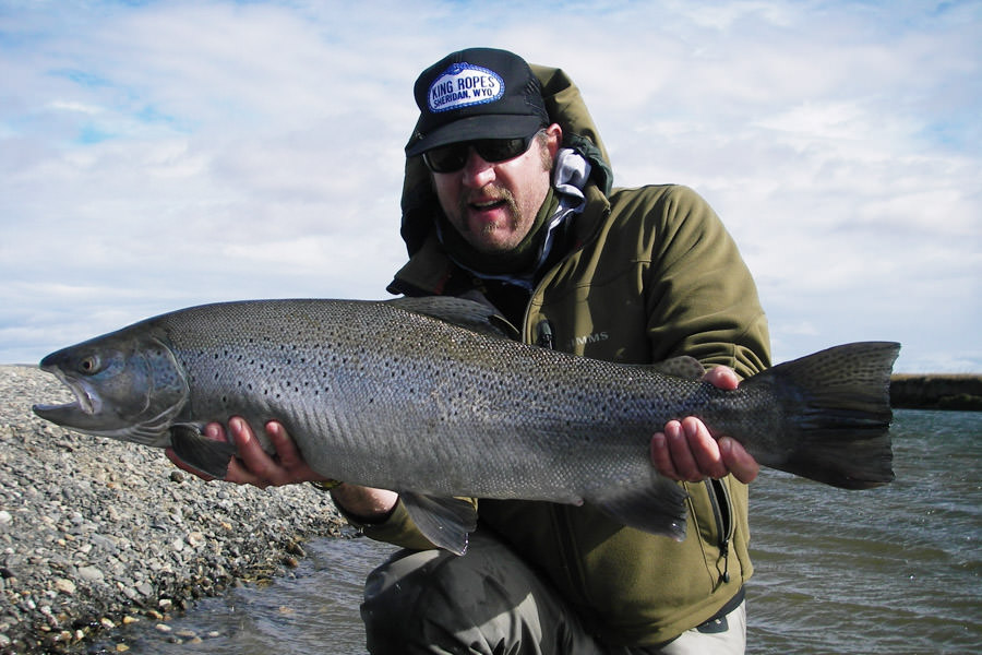 Guided fishing Argentina big brown trout Argentina
