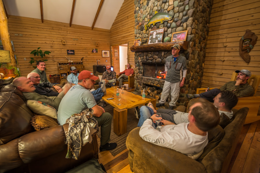 Hanging out at lodge