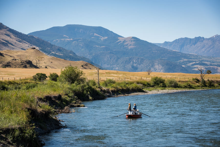 Yellowstone fly fishing guides Luxury Montana Lodge