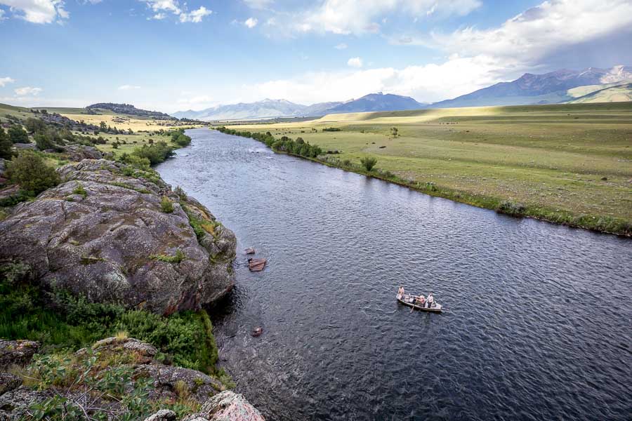 Float fishing the Madison River