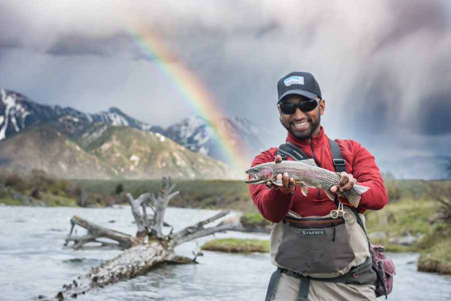 Double Rainbow on the Madison River