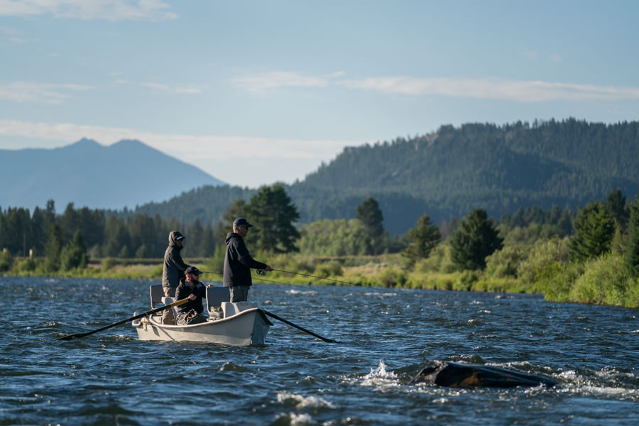 Guided float fishing on the Madison