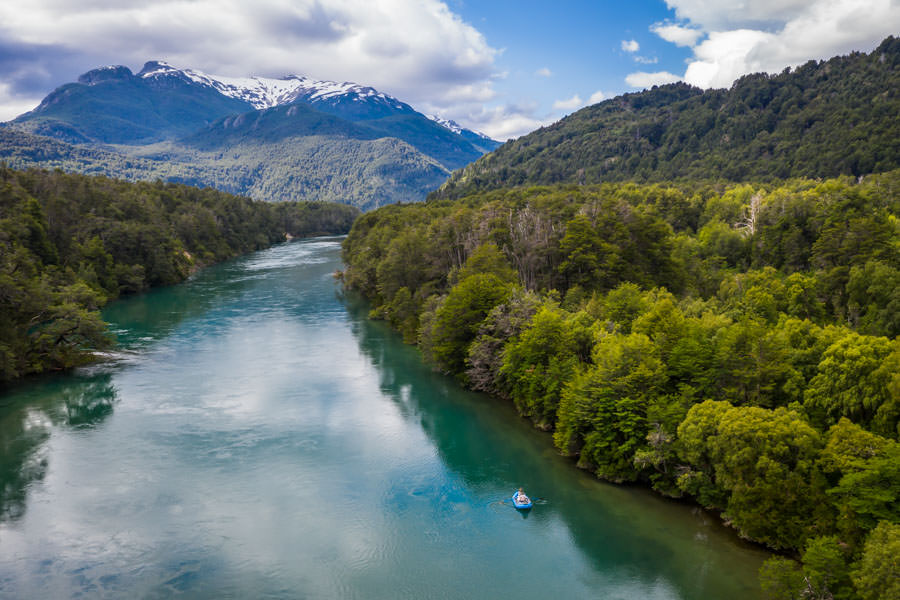 The Arrayanes River in Los Alerces National Park offers productive sight casting in clear waters The Arrayanes River in Los Alerces National Park offers productive sight casting in clear waters