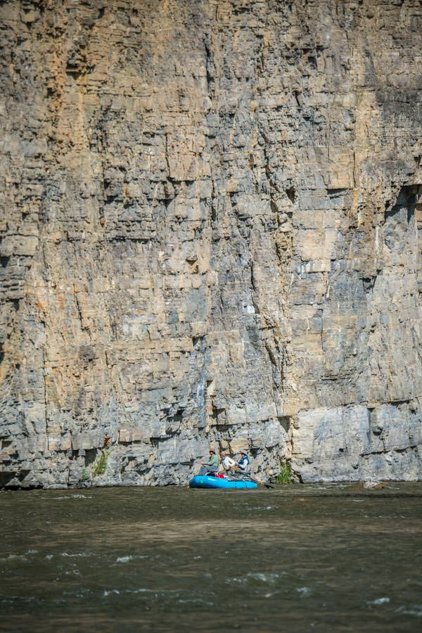 Smith river cliff wall mt