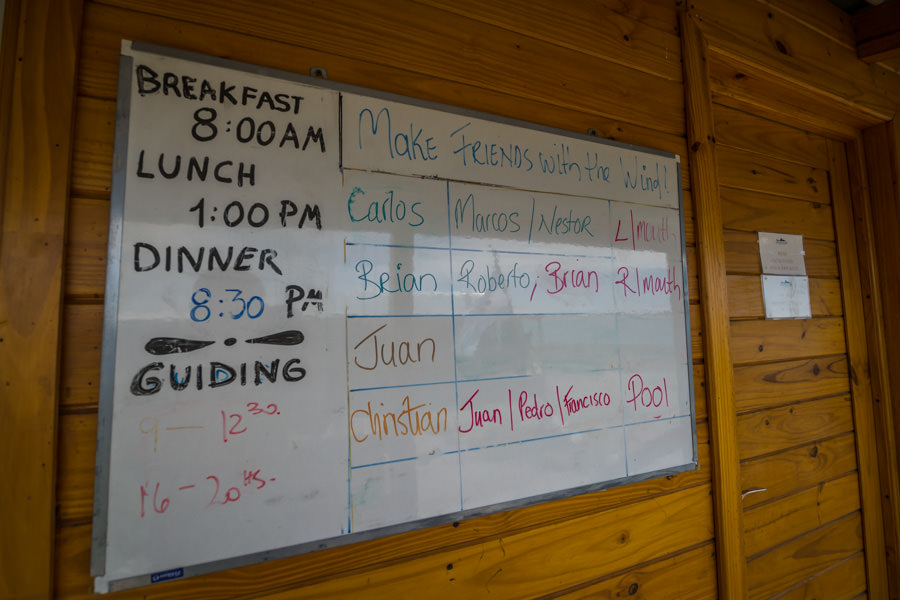 The fishing schedule is broken up into a morning and afternoon session. Anglers are assigned beats for each session. On the split session days anglers can walk to all beats directly from the lodge. Guests also have the option of 4 wheeling to more remote beats of the Barrancoso for all day ventures to target the upper river