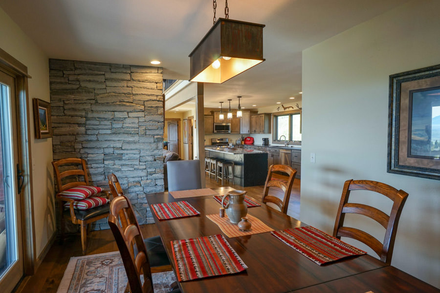Hollowtop Dining Room Montana Fly Fishing, Montana Fly Fishing Guides