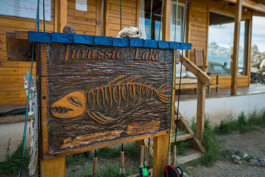 Jurassic Lake Lodge logo