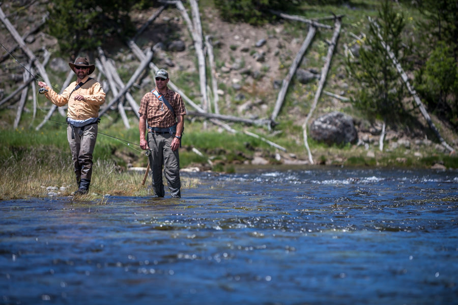 Yellowstone National Park fishing Guides Guided fishing in Yellowstone National Park