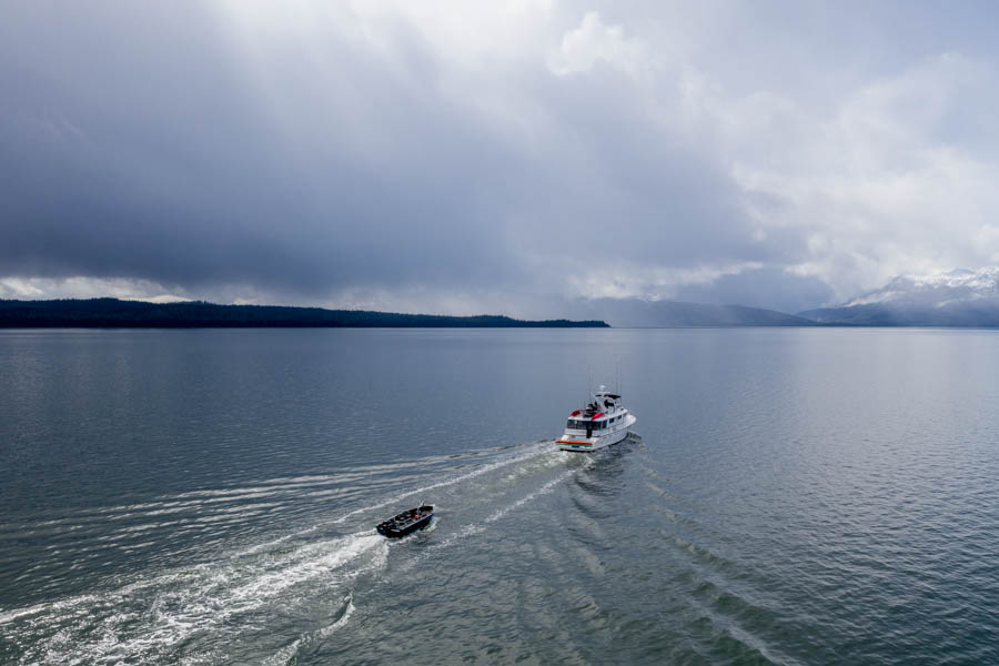 Viaggio All good things must come to an end. The Viaggio motors home to port in Petersburg