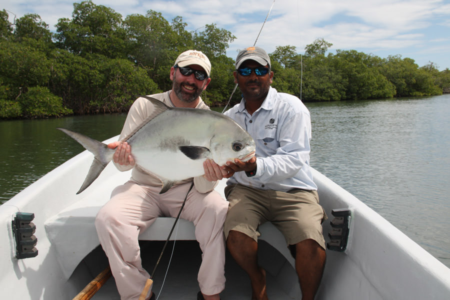 Permit caught north of Punta Gorda Belize