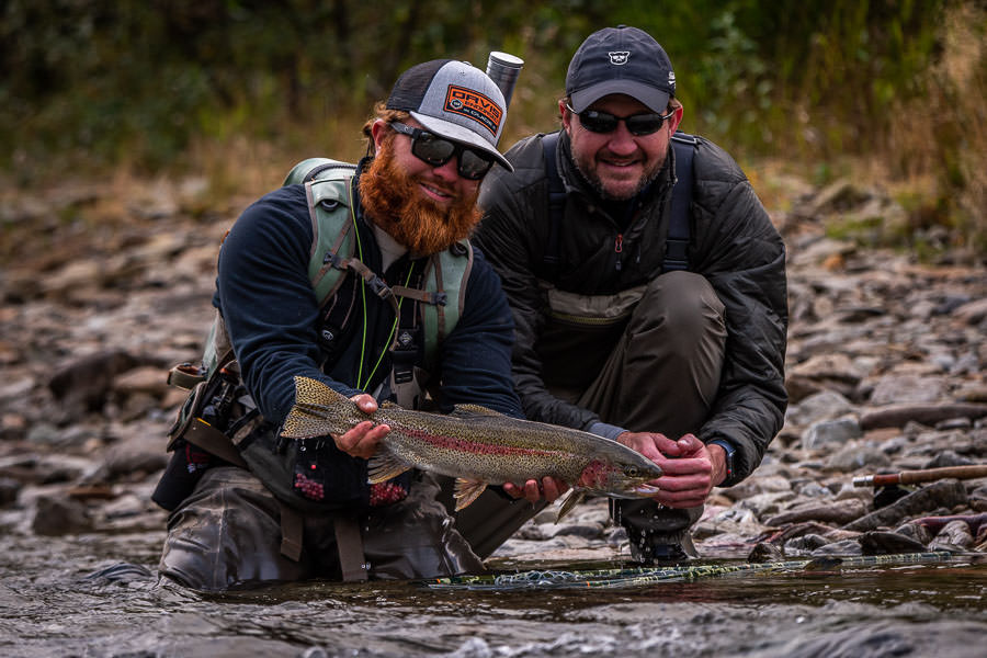 19" trout like this might be the fish of the day in Montana, but in Alaska it is average. The opportunity to sight cast to large trout all day was certainly a treat!