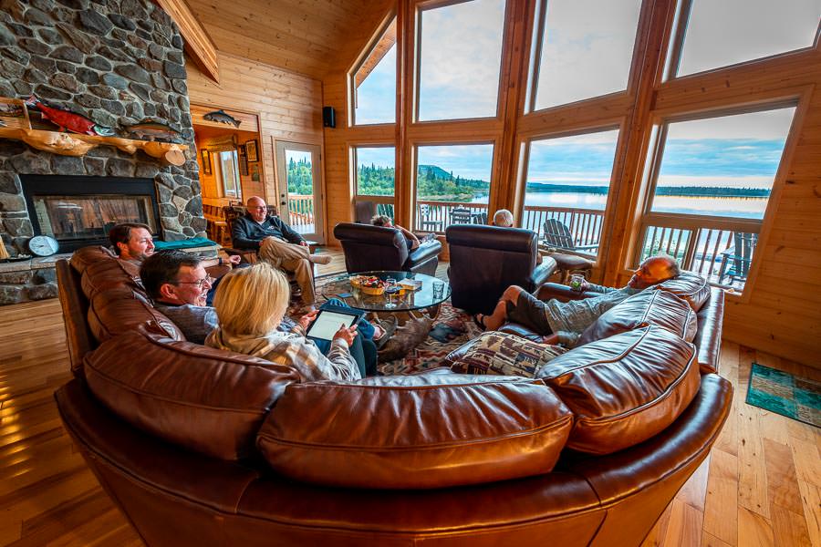 Coming back to comfortable lodge with amazing sunset views after a day of fishing is a welcome luxury. Intricate Bay Lodge hosts just 10 anglers per week.