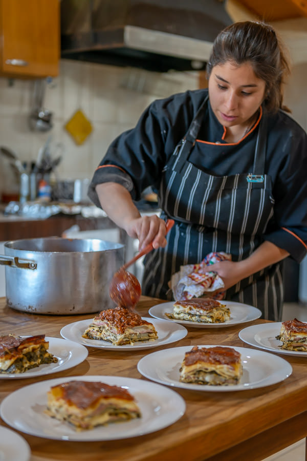"Their food seemed to be inspired by Italian and Spanish cuisine primarily. Large cuts of meat, lasagna and other pasta dishes were standard fare."