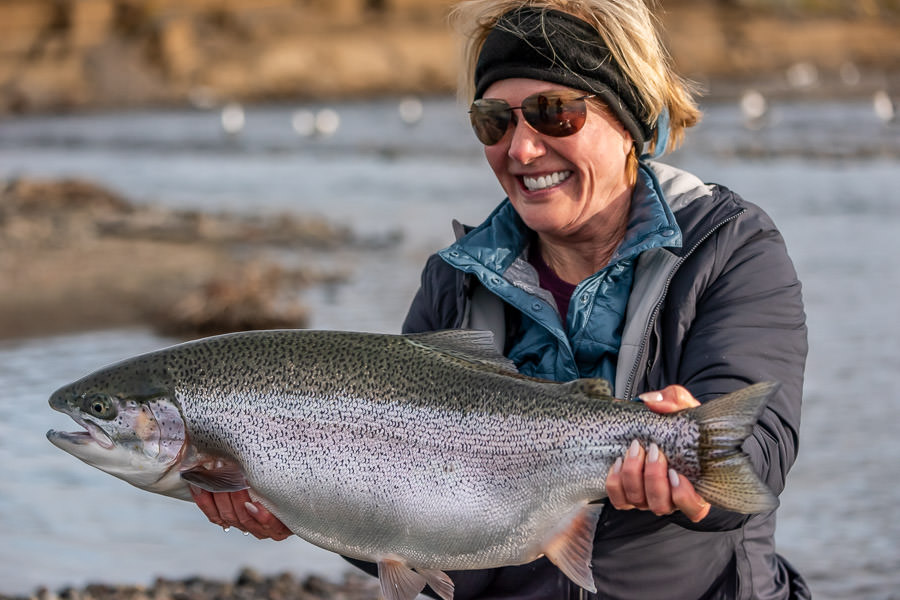 "after several minutes of fighting it we all decided it was probably a little bigger than originally thought. When the fish finally submitted we realized it was a chromer in the neighborhood of 20lbs. One of the top 10 fish I saw on this entire trip..."