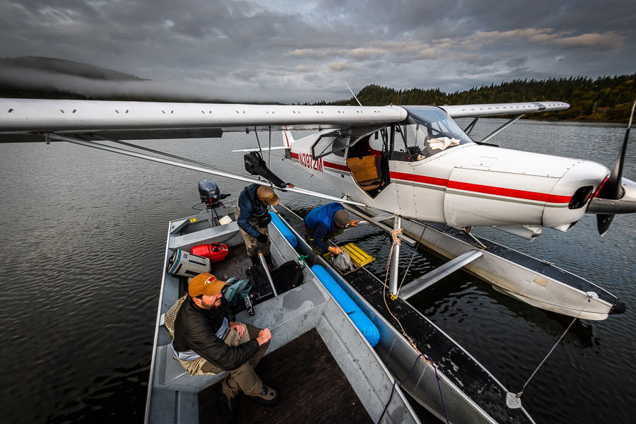 landing on flog lake