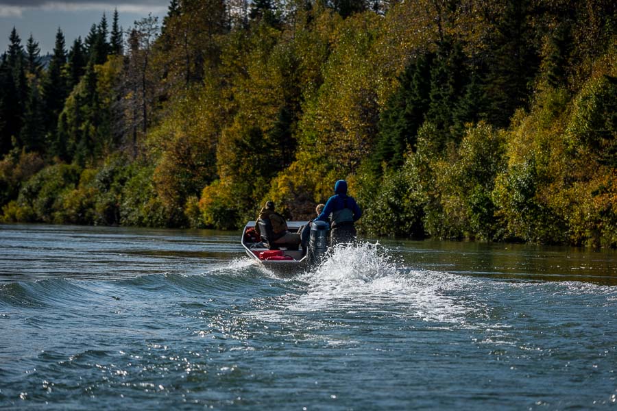 En Route to the fishing