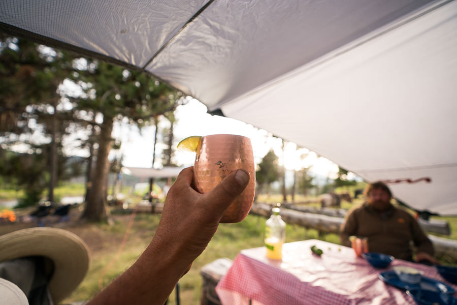 Camp South Fork of the Flathead