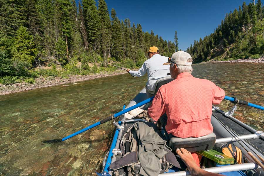 Floating South Fork of the Flathead River