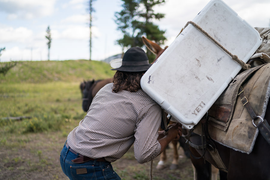Horse Pack Fly Fishing Bob Marshall Wilderness