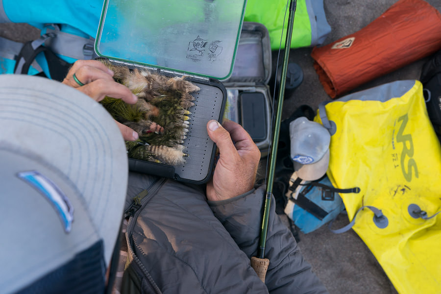 gearing up for fishing