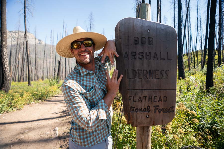 Bob Marshall Wilderness sign