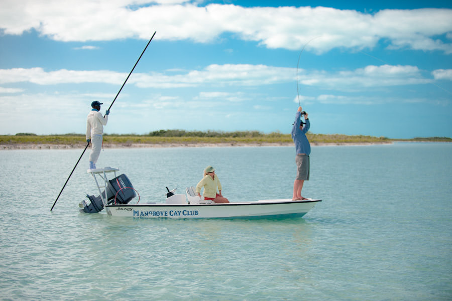 hosted saltwater fishing trips catching bonefishing