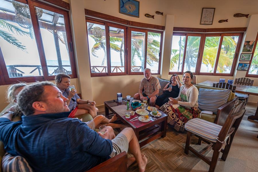 fishing lies What would a fishing trip be without a few "lies" told over cocktails back at the lodge