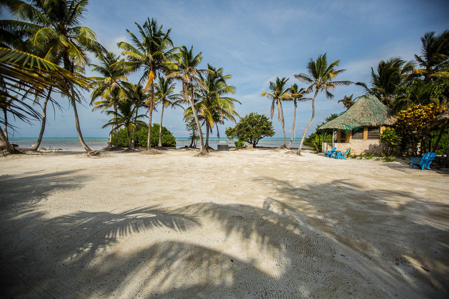 Beach at Xcalak Mexico
