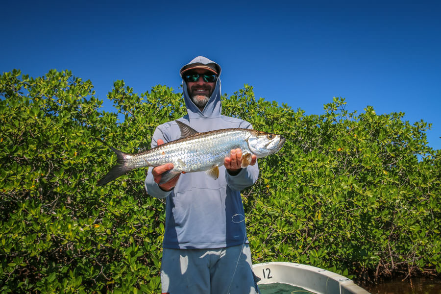 Mexican baby tarpon fishing