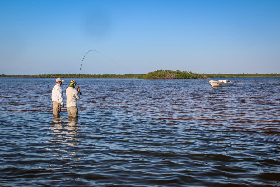 Flats fishing in Mexico