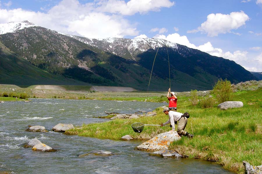 The Madison River offers very productive fishing through the month of May
