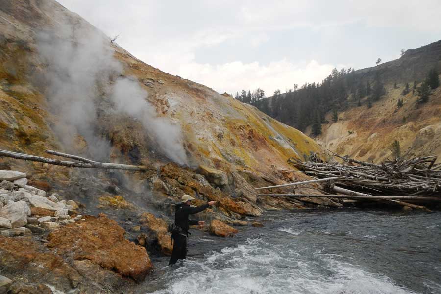 fishing the yellowstone river for trout