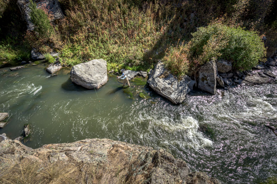 hooked up on Willow creek Hook set