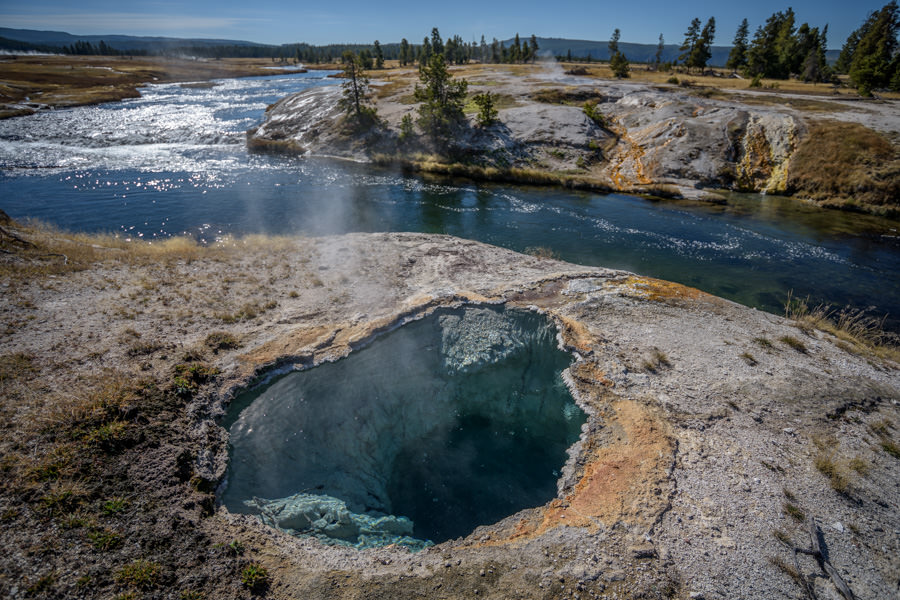 hot springs yellowstone national park yellowstone park rivers