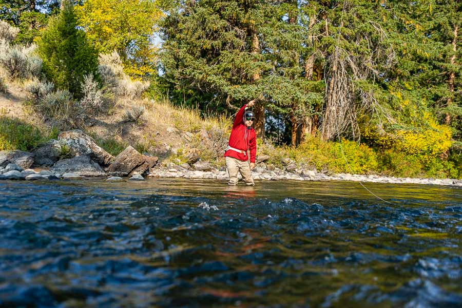 "Many anglers make the mistake of fishing too much weight on their nymph rigs with the idea that they need to be scraping the bottom with their flies."