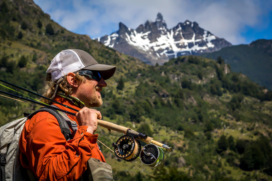 Bill Buchbauer loaded for bear with his Bozeman Reels on the Emperador Guillermo