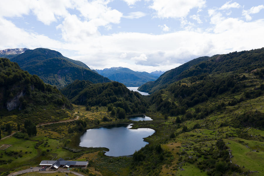 The Magic Waters Patagonia Lodge is Tucked in A Valley With 5 private lakes and ponds