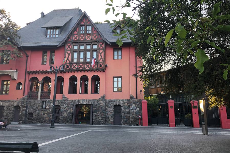 The Castillo Rojo hotel in Santiago's Bella Vista district