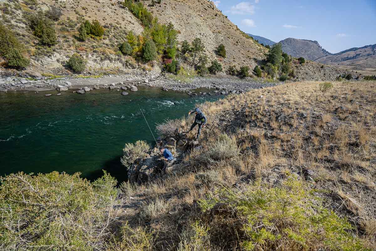 Yellowstone river fishing