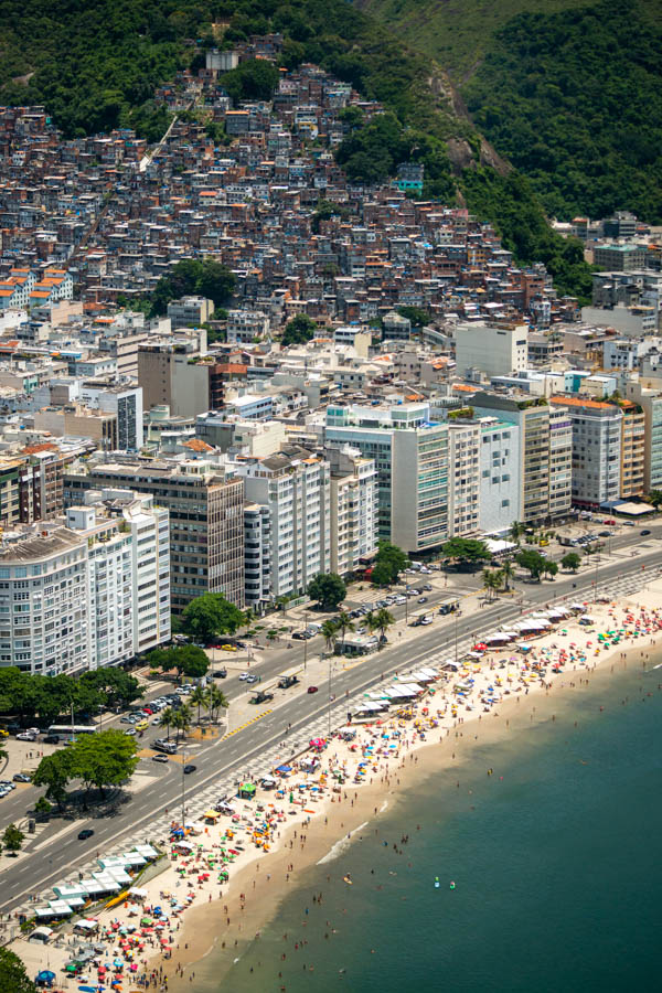 Copacabana beach and the powder white sand beaches of Rio