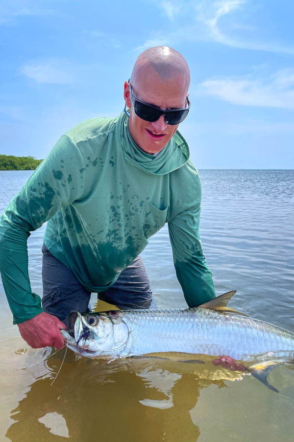 Sean also got into the grand slam game with his own set of tarpon, permit and bonefish