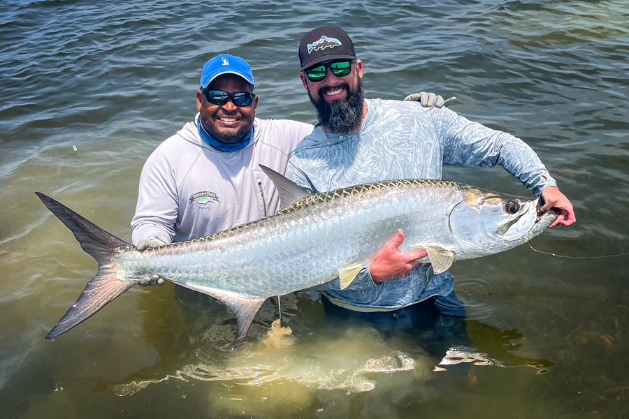 Paul's big tarpon helped round out a truly memorable week