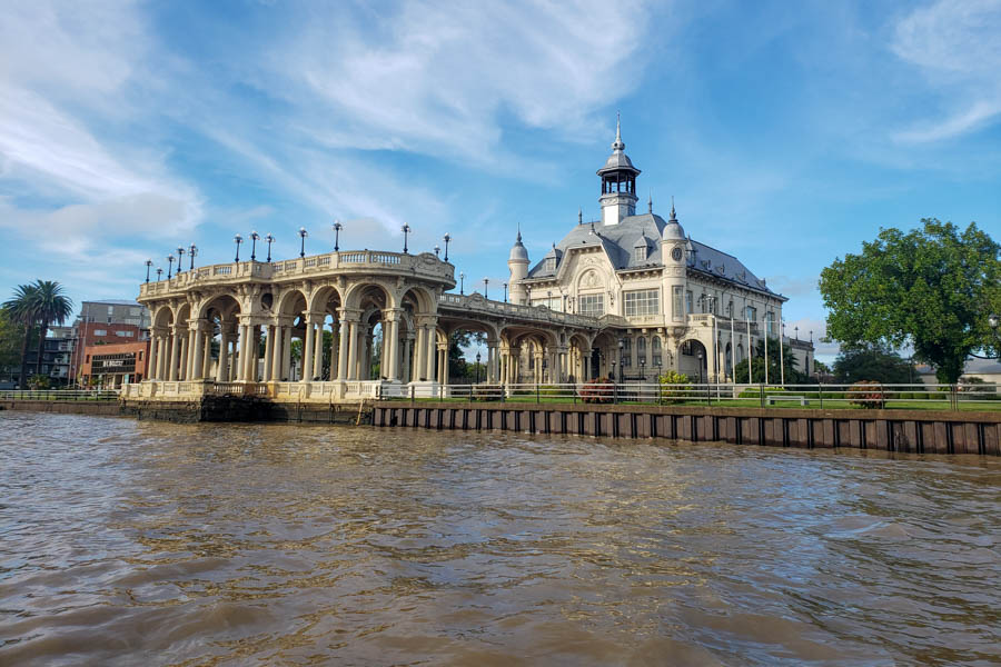 Old building near Buenos Aires There were plenty of sights to see while fishing for golden dorado