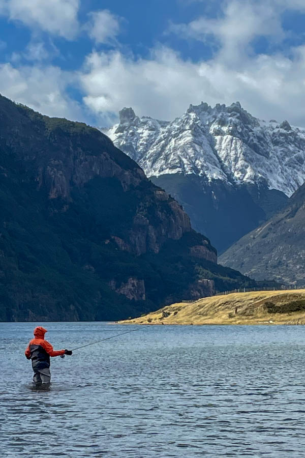 Blue skies can turn to clouds quickly in Patagonia